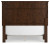 Ashley Danabrin Brown Full Panel Bed with Mirrored Dresser