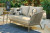 Ashley Swiss Valley Beige Outdoor Sofa and Loveseat with 2 Lounge Chairs