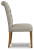 Ashley Harvina Beige 2-Piece Dining Room Chair