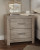 Ashley Culverbach Gray Queen Panel Bed with Mirrored Dresser, Chest and Nightstand