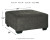 Ashley Ballinasloe Platinum 3-Piece Sectional with Ottoman