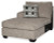 Ashley Ballinasloe Platinum 3-Piece Sectional with RAF Chaise and Ottoman