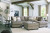 Ashley Creswell Stone 2-Piece Sectional with Ottoman