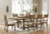 Ashley Cabalynn Light Brown Dining Table and 8 Chairs