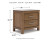 Ashley Cabalynn Light Brown California King Upholstered Bed with Mirrored Dresser, Chest and 2 Nightstands