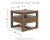 Ashley Cabalynn Light Brown Coffee Table with 1 End Table Ashley Cabalynn Light Brown Coffee Table with 1 End Table