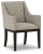 Ashley Burkhaus Dark Brown Dining Table and 8 Chairs with Storage