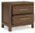 Ashley Cabalynn Light Brown California King Panel Bed with Storage with Mirrored Dresser, Chest and Nightstand