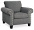 Benchcraft Agleno Charcoal Chair and Ottoman