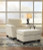 Ashley Abinger Natural Chair and Ottoman