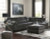 Ashley Accrington Granite 2-Piece Sectional with RAF Chaise and Ottoman