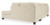 Ashley Abinger Natural 2-Piece Sleeper Sectional with RAF Chaise and Ottoman Ashley Abinger Natural 2-Piece Sleeper Sectional with RAF Chaise and Ottoman