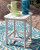 Ashley Sundown Treasure White Outdoor Chair with End Table