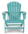 Ashley Sundown Treasure Turquoise Outdoor Chair with End Table