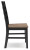 Ashley Wildenauer Brown Black Dining Table and 8 Chairs