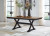 Ashley Wildenauer Brown Black Dining Table and 6 Chairs