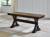 Ashley Wildenauer Brown Black Dining Table and 2 Chairs and Bench