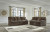 Benchcraft Aylesworth Chocolate Sofa and Loveseat