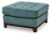 Ashley Laylabrook Teal Oversized Accent Ottoman