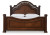 Ashley Lavinton Brown King Poster Bed with Dresser