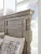 Harrastone Gray Queen Panel Bed with Mirrored Dresser and Chest