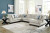 Benchcraft Maxon Place Navy 3-Piece Sectional with Chaise