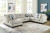 Benchcraft Maxon Place Navy 3-Piece Sectional with Chaise 33003/17/34/38