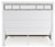 Benchcraft Ashbryn White Natural King Panel Storage Bed