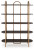 Ashley Brentmour Brown Gold Finish Bookcase