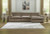 Ashley Sophie Cocoa 3-Piece Sectional Sofa Chaise