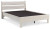 Ashley Socalle Two-tone Full Panel Platform Bed