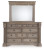 Ashley Blairhurst Light Grayish Brown Dresser and Mirror