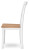 Ashley Gesthaven Natural White Dining Chair (Set of 2)