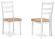 Ashley Gesthaven Natural Blue Dining Chair (Set of 2)