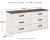 Ashley Shawburn Gray Dresser