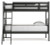 Ashley Nextonfort Black Twin over Twin Bunk Bed