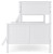 Ashley Nextonfort White Twin over Full Bunk Bed