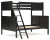 Ashley Nextonfort Black Twin over Full Bunk Bed