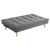 Coaster Scout Upholstered Tufted Convertible Sofa Bed Grey