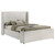 Coaster Alamosa Boucle Upholstered Eastern King Wingback Platform Bed White