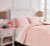 Ashley Lexann Pink White Gray Full Comforter Set
