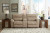 Ashley Next-Gen DuraPella Sand 3-Piece Power Reclining Sectional Loveseat with Console