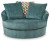 Ashley Laylabrook Teal Oversized Swivel Accent Chair