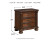 Ashley Lavinton Brown California King Poster Bed with Dresser and Nightstand