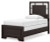 Ashley Covetown Dark Brown Twin Panel Bed