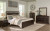 Ashley Covetown Dark Brown King Panel Bed with Dresser and Nightstand