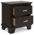 Ashley Covetown Dark Brown California King Panel Bed with Dresser and Nightstand