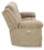 Ashley Tip-Off Wheat Power Reclining Sofa