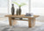 Ashley Kristiland Light Brown Coffee Table with 2 End Tables