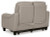 Ashley Mercomatic Gray Power Reclining Loveseat